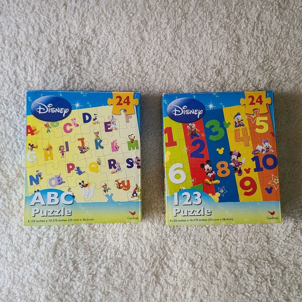 5/$30 Disney ABC Puzzle and 123 Puzzle